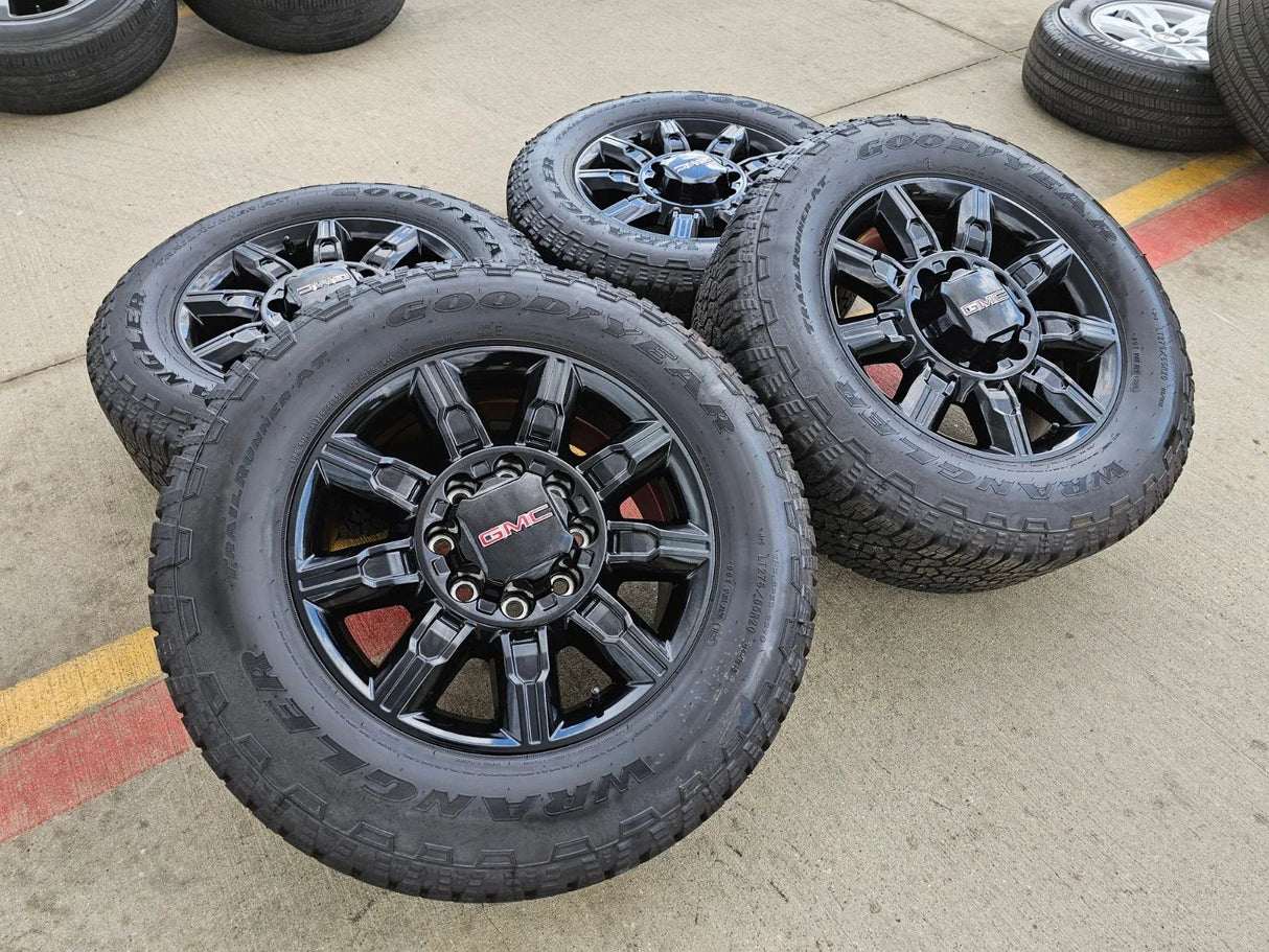20" GMC Sierra DENALI 2500 3500 OEM 14137 5963 wheels rims Silverado 2025 NEW Texas Truck Tire