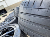 19" + 20" Chevy Corvette Z06 C8 OEM 14011 14012 wheels rims 2021 2023 2024 2025 Texas Truck Tire