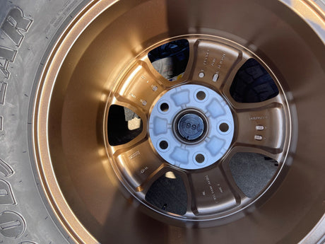 (5) 17" Jeep Wrangler Rubicon OEM 96226 wheels rims Gladiator BRONZE 2026 NEW Texas Truck Tire