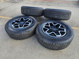 18" Ford Ranger wheels rims tires black 95213 tires 2024 2025 2026 NEW MICHELIN Texas Truck Tire