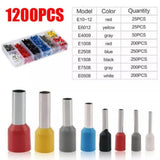 1200 Piece Ferrule Terminal Kit TekShack