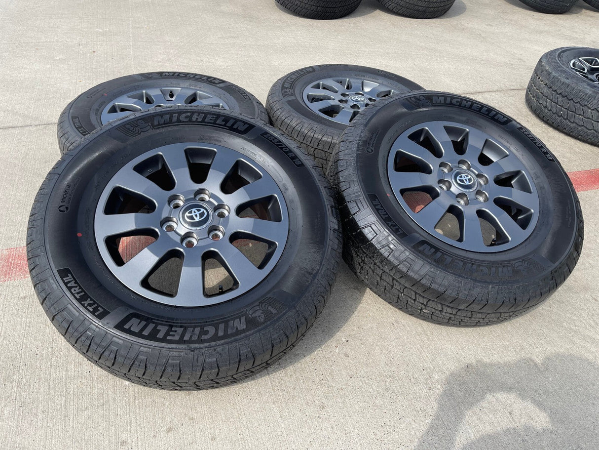 18" Toyota Land Cruiser OEM wheels rims 95952 Tundra Sequoia 2024 2025 2026 NEW Texas Truck Tire