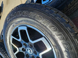 18" Ford Bronco wheels rims black 10389 Ranger tires 2023 2024 2025 2026 A/T Texas Truck Tire