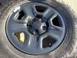 17" Jeep Gladiator OEM wheels rims Steel 9220 9240 Wrangler 2025 2026 NEW Texas Truck Tire