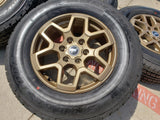 18" Ford Bronco BRONZE HERITAGE wheels rims tires 95213 Ranger tires NEW Texas Truck Tire
