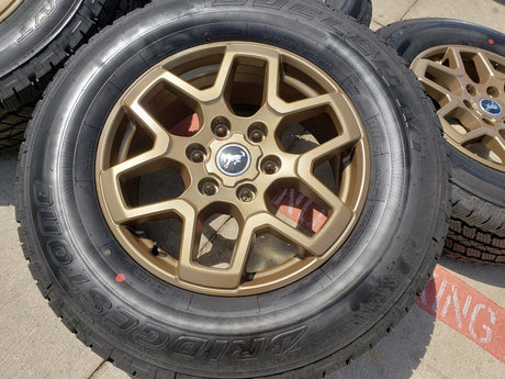 18" Ford Bronco BRONZE HERITAGE wheels rims tires 95213 Ranger tires NEW Texas Truck Tire