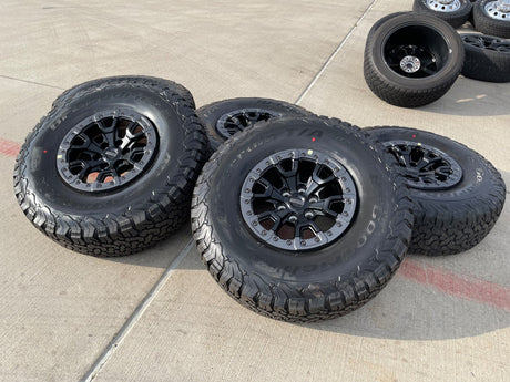 17" Ford F-150 Raptor Bronco R OEM BEADLOCK 51222 rims wheels 2025 2026 NEW 37" Texas Truck Tire