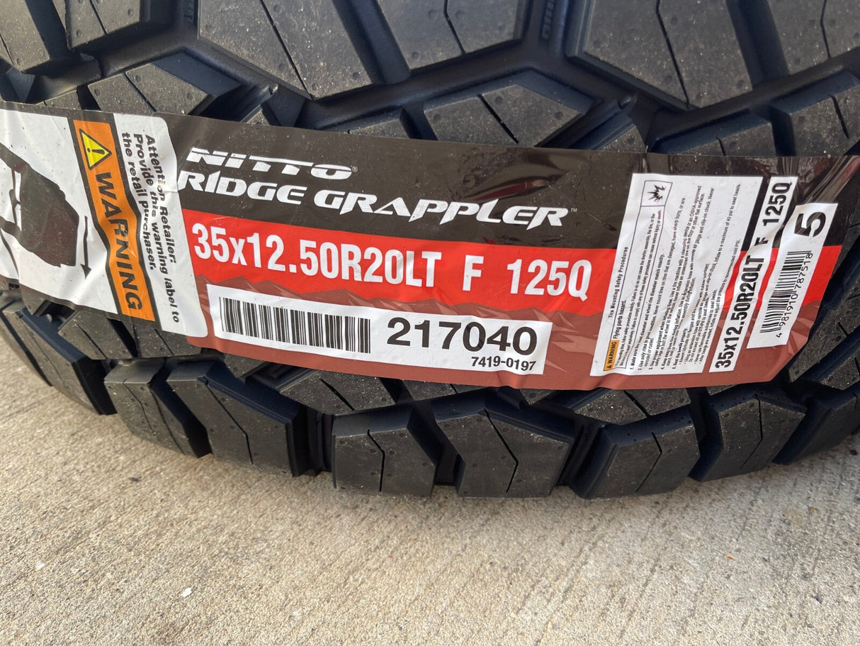 20" Dodge Ram 2500 3500 LARAMIE OEM 2700 wheels rims 2025 2026 NEW 35" NITRO Texas Truck Tire