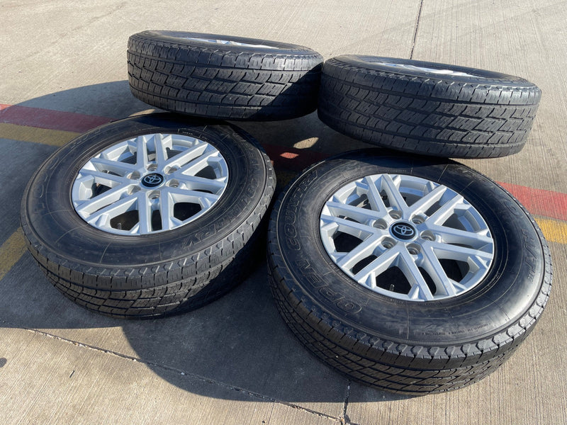 18" Toyota Tundra Sequoia OEM wheels rims 75281 LX600 2022 2024 2025 2026 TOYO Texas Truck Tire