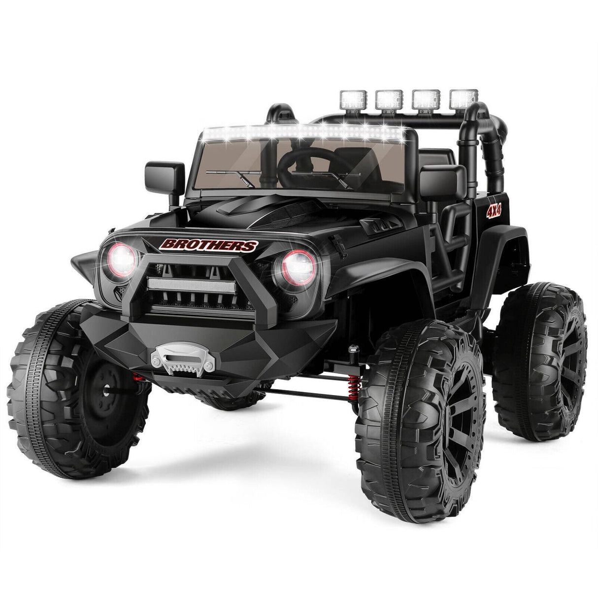 24V Jeep Music Fashion Ride-On Car with Remote Control for Electric Kids