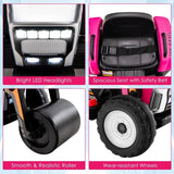 Remote Control Road Roller for Kids with Music and Lights - 12V Children's Ride-On Car