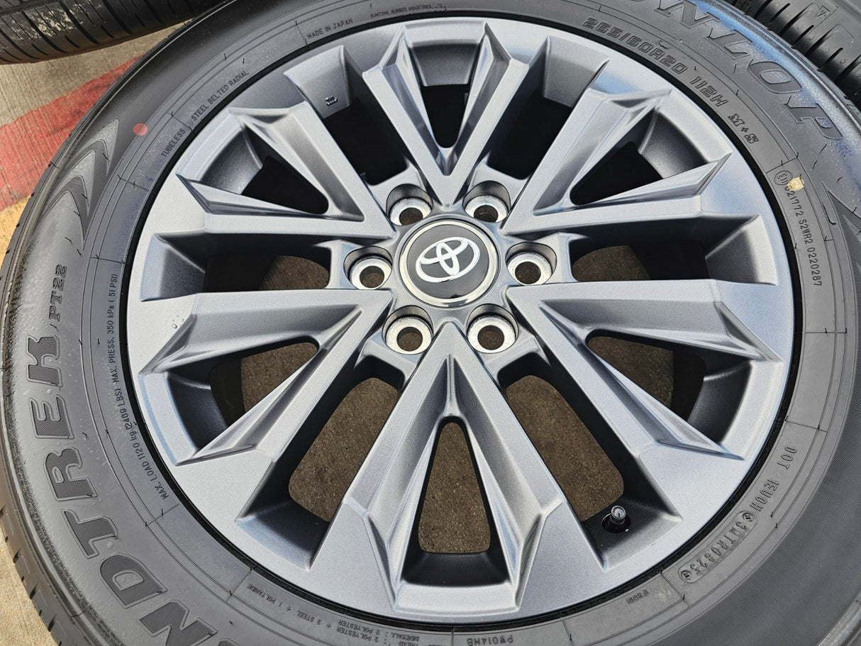 20" Toyota Land Cruiser OEM wheels rims Tundra Sequoia 2024 2025 2026 NEW Texas Truck Tire