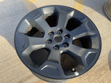 (1) 20" Dodge Ram 1500 OEM Laramie Black 2680 wheel Spare 2022 2023 2024 2025 Texas Truck Tire