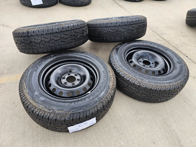 (4) 18" INEOS Grenadier OEM wheels rims tires STEEL 2023 2024 2025 2026 2027 NEW Texas Truck Tire