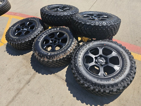 17" Ford Bronco wheels rims 10384 OEM Ranger 2023 2024 2025 2026 FIRESTONE NEW Texas Truck Tire