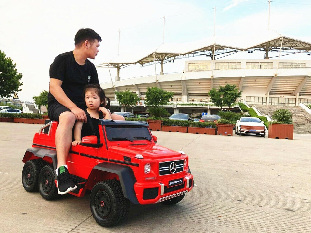 Mercedes G63 GWagon 6x6 AMG 12v Children's / Guardian Ride-on SUV with Remote Control