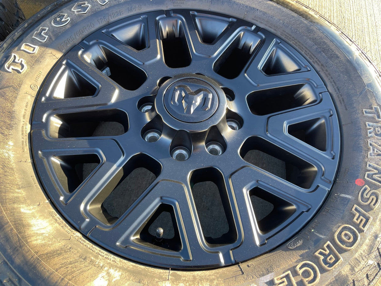 20" Dodge Ram 2500 3500 LARAMIE OEM 51649 wheels rims 2025 2026 Texas Truck Tire