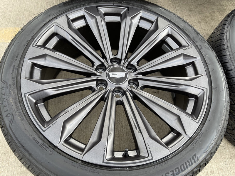 24" Cadillac Escalade V OEM wheels rims tires 2022 2023 2024 2025 2026 NEW Texas Truck Tire