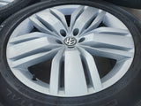 20" VW Atlas OEM wheels rims tires gray 70029 Audi Q7 Q8 2020 2021 2022 2023 Texas Truck Tire