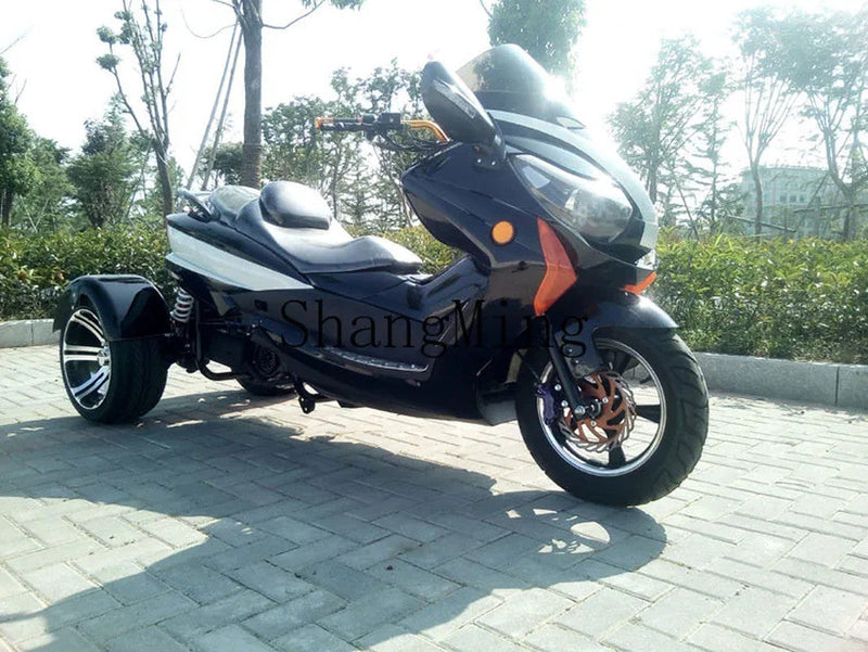 Electric Adult All-Terrain ATV Tricycle with Battery-Powered Pedal Motor