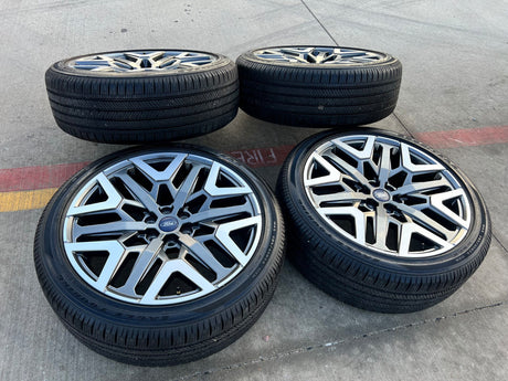 24" Ford F-150 LIMITED Plus OEM rims wheels Expedition 2024 2025 2026 NEW Texas Truck Tire