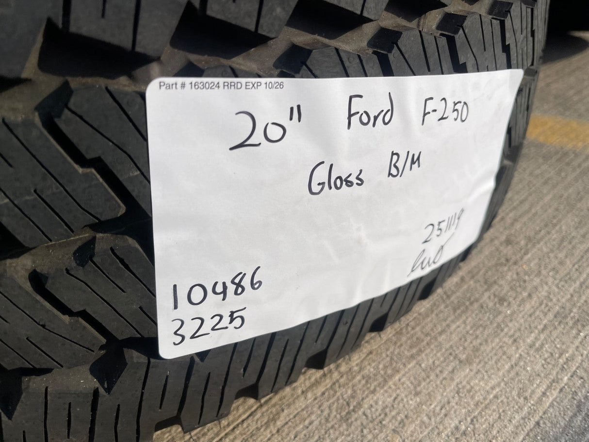 20" Ford F-250 F-350 OEM Lariat Platinum wheels rims 10486 tires 2025 2026 NEW Texas Truck Tire