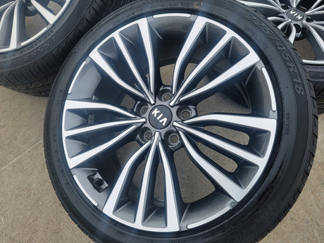 18" Kia Stinger Optima K5 Forte OEM 74773 wheels rims Texas Truck Tire