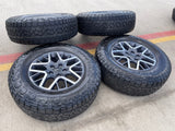 18" Jeep Grand Cherokee OEM 9331 wheels rims Wrangler Gladiator 2024 2025 NEW Texas Truck Tire