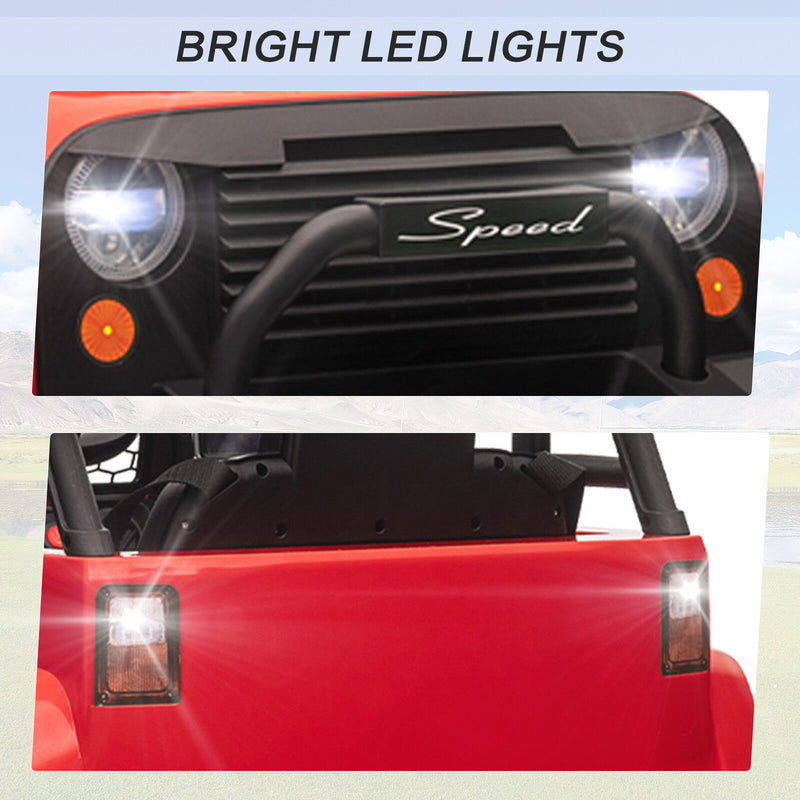 12V Battery-Powered Kids Ride-On Off-Road Truck Toy with Parent Remote Control