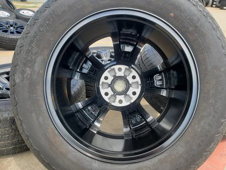 20" Dodge Ram 1500 OEM Laramie wheels rims 2674 tires NEW Texas Truck Tire