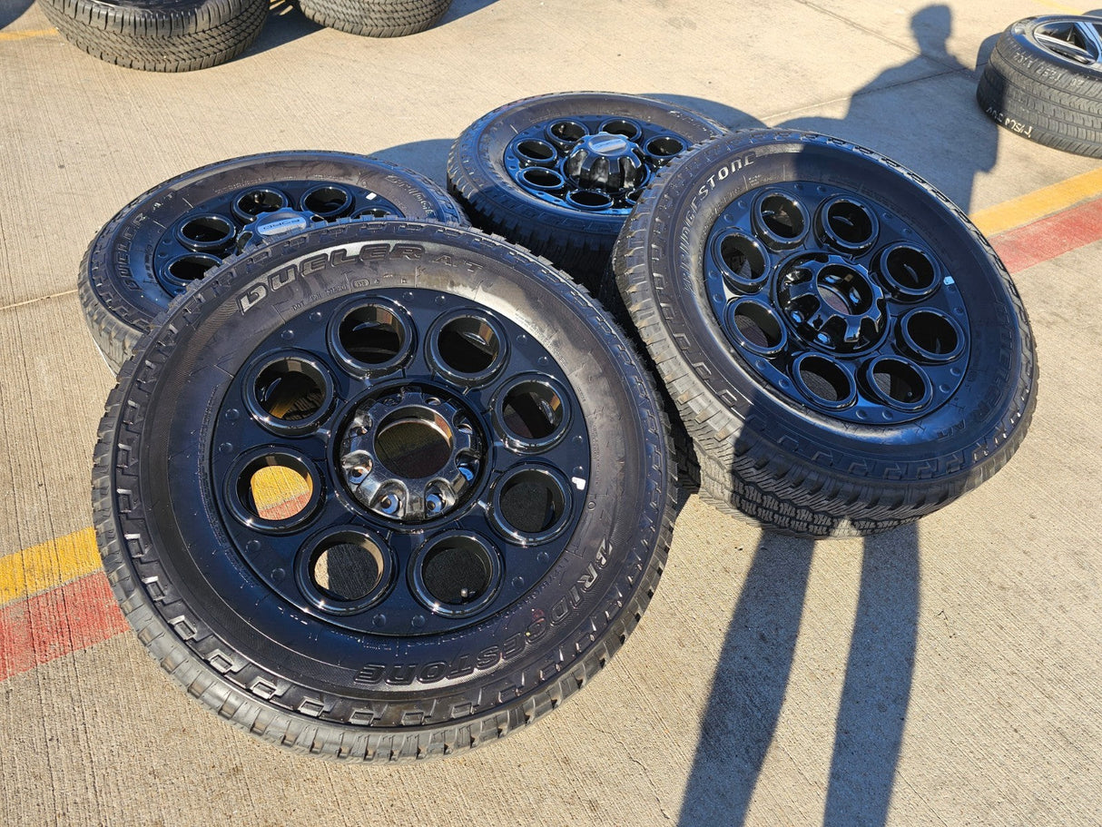 20" Ford F-250 F-350 OEM black Lariat 10299 10484 wheels rims 2024 2025 2026 Texas Truck Tire