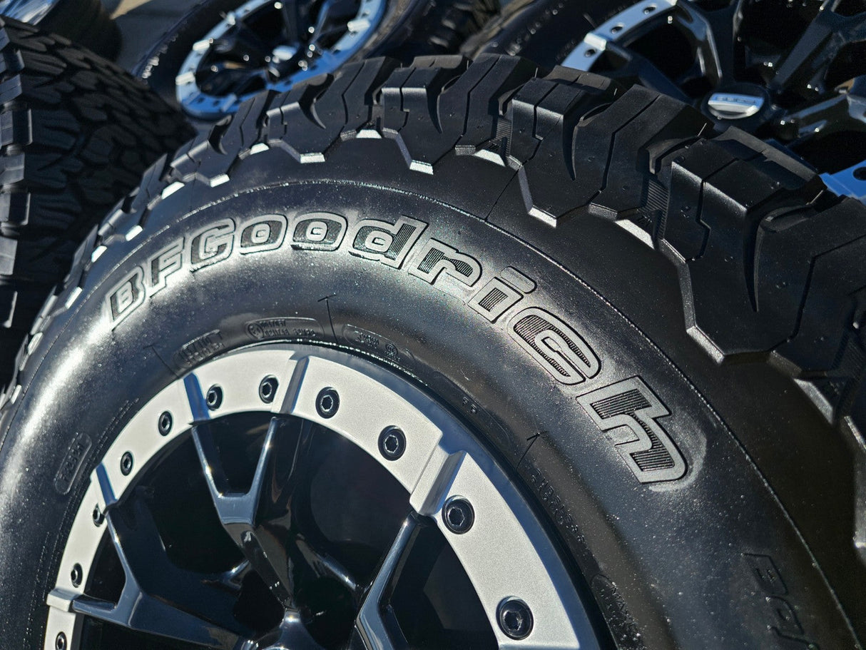 17" Ford F-150 Raptor R OEM Replica BEADLOCK 10460 rims wheels 35" tires BFG NEW Texas Truck Tire