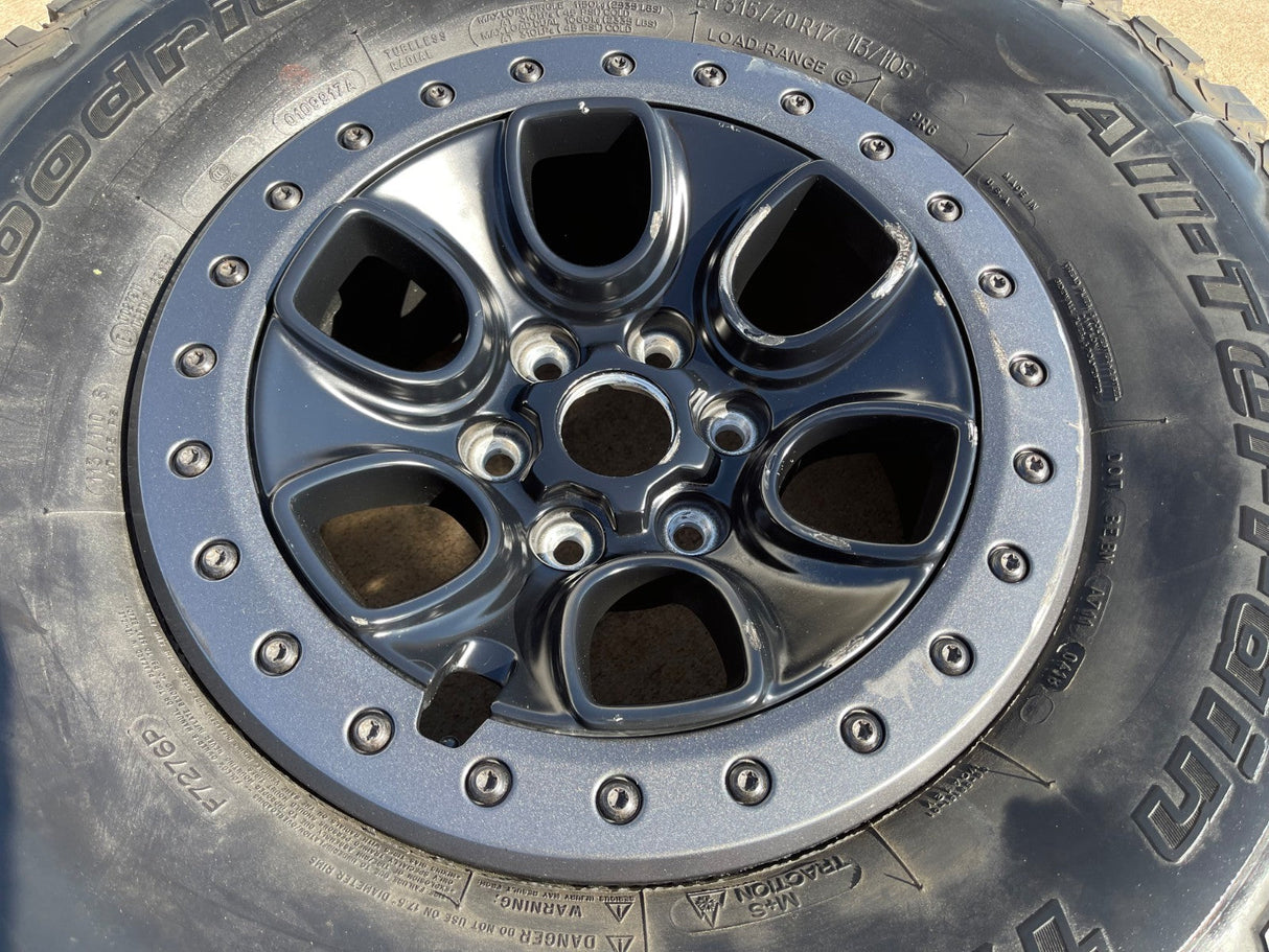 (1) 17" Ford F-150 Raptor OEM BEADLOCK rim wheel 10459 95210 BFG 35" DISCOUNTED Texas Truck Tire