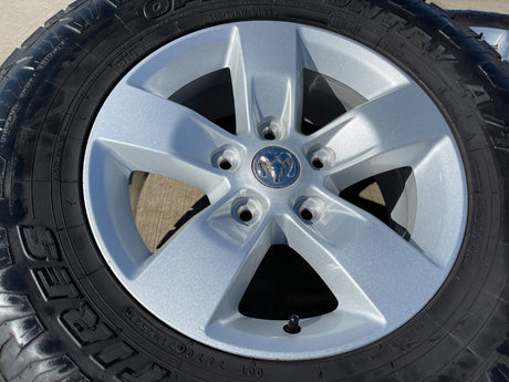 17" Dodge Ram 1500 OEM 2448 wheels rims 5x139 5x5.5 tires TOYO A/T3 Texas Truck Tire