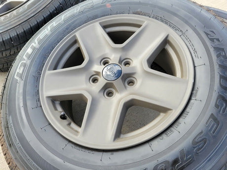 17" Jeep Gladiator MILITARY EDITION OEM wheels rims 9235 Wrangler tires Texas Truck Tire