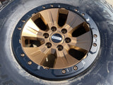 17" Ford F-150 Raptor OEM BEADLOCK 10114 BRONZE rims wheels tires BFG 37" NEW Texas Truck Tire