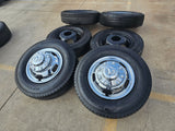 17" Dodge Ram 3500 Dually Laramie 8x200 wheels rims 2703 2704 OEM tires Texas Truck Tire