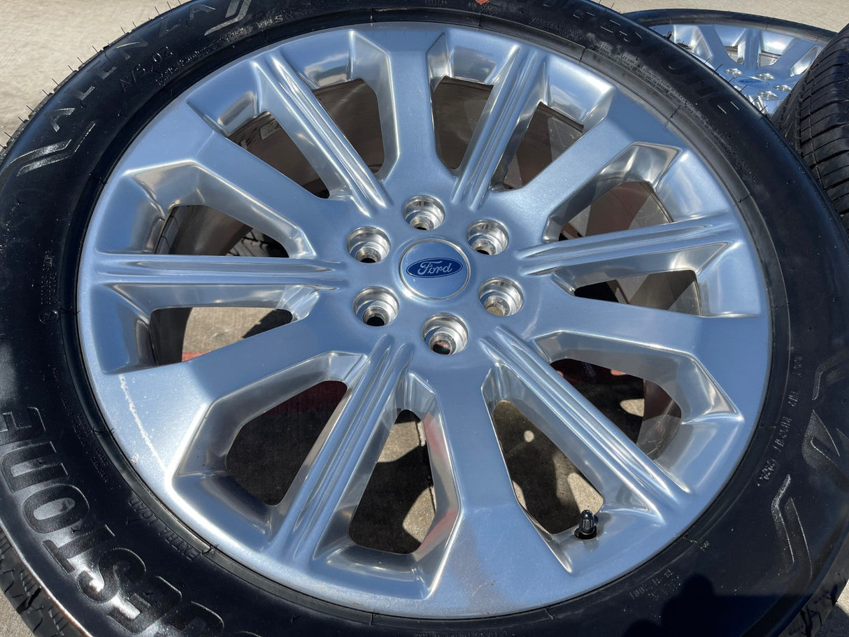 22" Ford F-150 King Ranch LIMITED OEM rims wheels 10349 Expedition 2024 2025 Texas Truck Tire