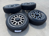 18" Ram 2500 3500 LARAMIE OEM wheels rims 2694 tires FIRESTONE A/T2 NEW 2026 Texas Truck Tire