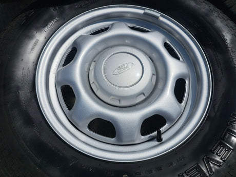 17" Ford F-150 OEM rims wheels 3857 tires steel 2020 2021 2022 2023 2024 2025 Texas Truck Tire