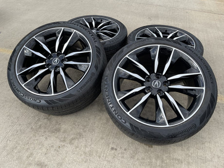 21" Acura MDX Type S OEM wheels rims 71885 Honda Ridgeline Pilot CONTINETAL Texas Truck Tire