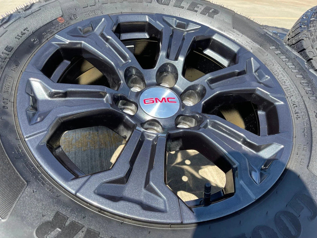 18" GMC Sierra Canyon Chevy Tahoe Colorado OEM 5910 wheels rims 2024 2025 NEW Texas Truck Tire