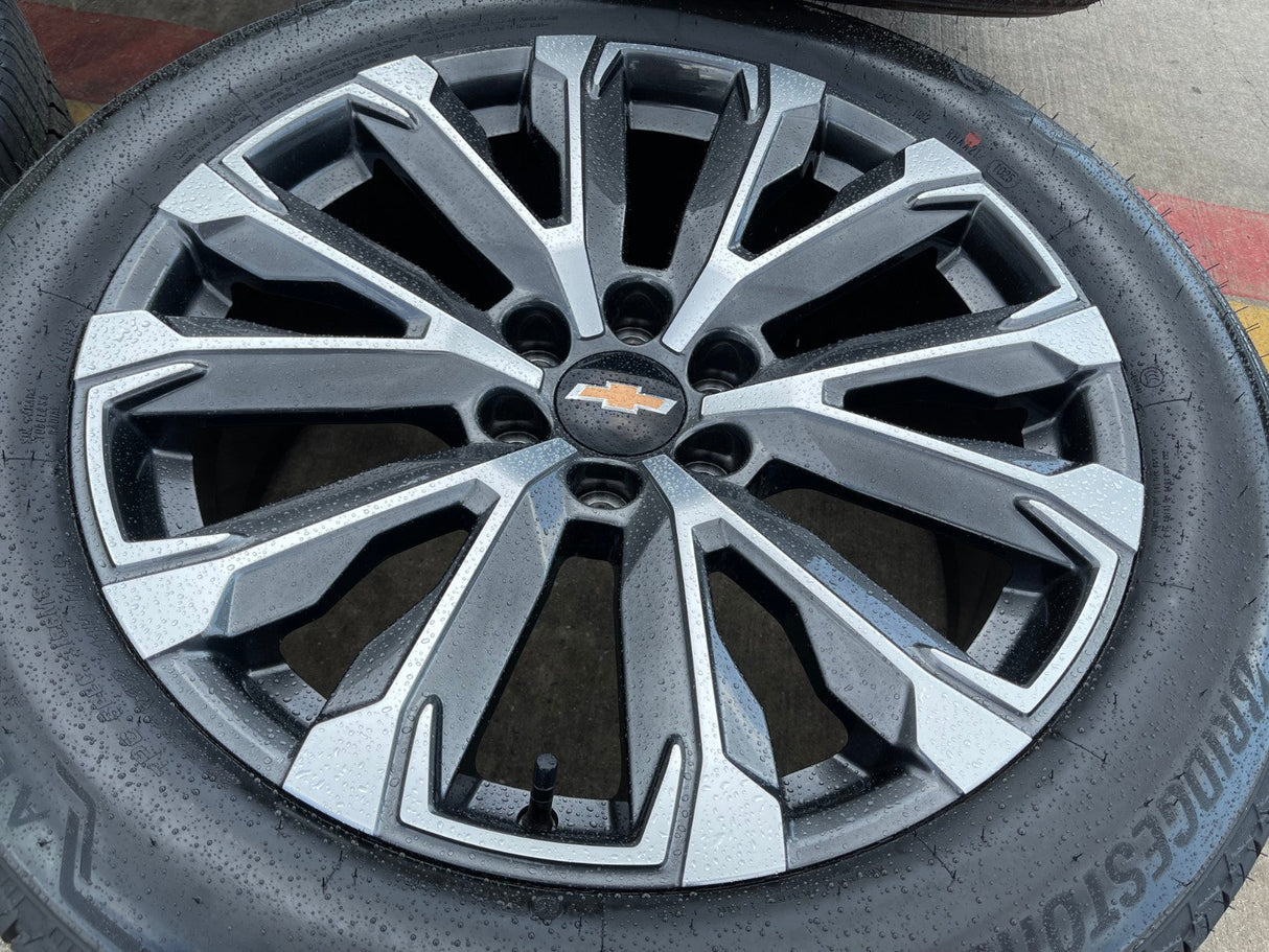 22" Chevy Tahoe Silverado Suburban OEM wheels rims 2022 2023 2024 2025 2026 NEW Texas Truck Tire