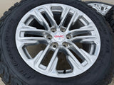 20" GMC Yukon Sierra Tahoe Silverado OEM 2120 14024 wheels rims BFG KO2 A/T 33" Texas Truck Tire