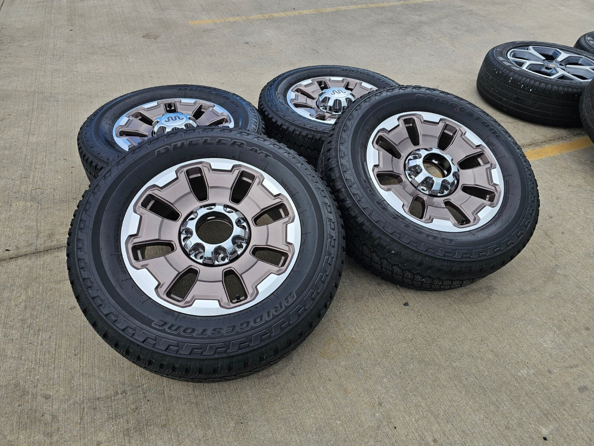 20" Ford F-250 F-350 OEM 10487 KING RANCH tan wheels rims 2024 2025 2026 NEW Texas Truck Tire
