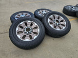 20" Ford F-250 F-350 OEM 10487 KING RANCH tan wheels rims 2024 2025 2026 NEW Texas Truck Tire