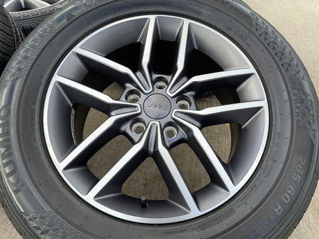 18" Jeep Grand Cherokee L OEM wheels rims 9164 Durango 2021 2022 2023 2024 2025 Texas Truck Tire