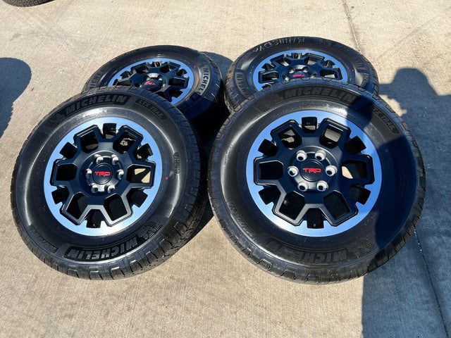 18" Toyota Tacoma 4Runner TRD OEM 94199 wheels rims 2024 2025 2026 NEW MICHELIN Texas Truck Tire
