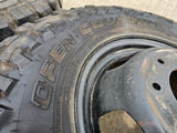 17" Dodge Ram 3500 Dually Laramie 8x200 wheels rims 2703 2704 OEM TOYO M/T 33" Texas Truck Tire