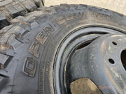 17" Dodge Ram 3500 Dually Laramie 8x200 wheels rims 2703 2704 OEM TOYO M/T 33" Texas Truck Tire